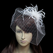Beautiful Flannelette With Net/Tulle Women's Wedding Fascinators
