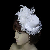 Beautiful Feather/Tulle With Flannelette Hat Wedding Fascinators