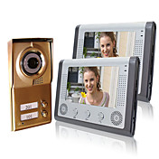 Night Vision 7 "telefono del portello del video Per Vicini 2 Famiglie Appartamenti Set economici