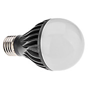 Dimmable 8W E27 3000K 750LM теплый белый свет Черный Shell светодиодные лампы мяч (110В/220В)