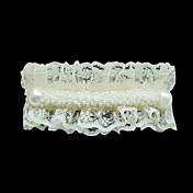 Handmade White Lace Sweet Lolita Headpiece with Pearl