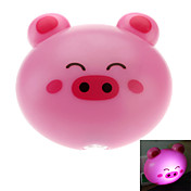 Pig a forma di lampada della luce di sensore di luce bianca a LED Night (220V)