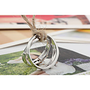 Shining 925 Sterling Silver with Cubic Zirconia Couples Rings
