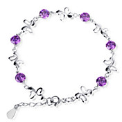 Chic 18k Fine Plated With Rhinestone Women's Bracelet