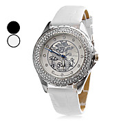 Unisex Silver Dragon Style PU analogico al quarzo orologio da polso (colori assortiti)