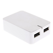 US-Stecker-Ladegerät mit 2-Port USB Hub für iPhone und andere Handys