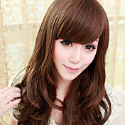 Blunt-cut Brown 80cm Princess Lolita Wave Wig