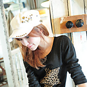 Damesmode Short Brim Rivet Flatcap