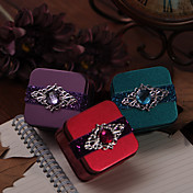 Nice Metal Favor Tin With Heart And Sash - Set of 6 (More Colors)