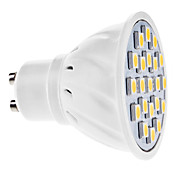 GU10 3.5W 21x5050SMD 180-210LM 3000-3500K Warm White Light LED Spot Bulb (110/220V)