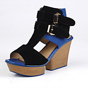 Suede Wedge Heel Wedges With Buckle Party / Evening Shoes (More Colors)