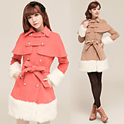 Women's Belted Double Breasted Coat