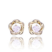 Unique Platinum/Gold Plated Irrgular Crystal Earrings(More Colors)