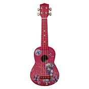 (Girl Sakura) Ukulele Soprano Basswood con / bolso / Cadena de Selecciones