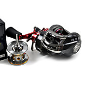 DYNAMIC Rechts Handvat 10 1 kogellager Black Casting Reel (Extra Line Cup)