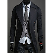 Männer Cape Buckle Shoulder Pad Windbreaker