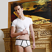 Men's Basic White Underwear(Waist:70cm-80cm)