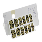 3PCS 2D Full Cover Finger Nail Sticker Mixed Style NO.16