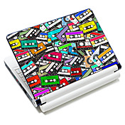 "Retro Audiotape" Pattern Laptop Cover Sticker pelle di protezione per 10 "/ 15" Laptop 18337