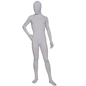 blanco de todo el cuerpo unisex spandex lycra Zentai traje