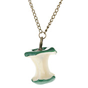 Bohemian Happy Apple Long Necklace