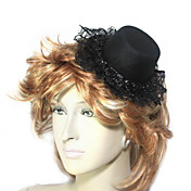 Beautiful Flannelette With Lace Wedding Fascinators