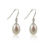 925 Sterling Silver Pearl Drop Earrings