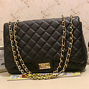 Zwart Stijlvolle dames Controleer of de ketting Crossbody