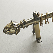 Pineapple Kreuzblume Antique Bronze-Finish drapieren Rod