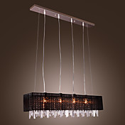 Lámpara Chandelier de Tela con 4 Bombillas - APOLDA