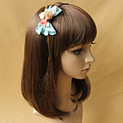 Bleue à la main Rose Chiffon Pays Lolita Bandeau