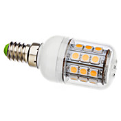 E14 3.5W 30x5050SMD 300-330LM 3000-3500K теплый белый свет с крышкой мозоли СИД лампа (110В/220В)