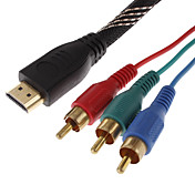 hdmi 1.3V per 3RCA componente YPbPr m m cavo video (1,8 m)