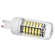 G9 5W 138x3528SMD 410-440LM 6000-6500K natürliches weißes Licht mit Abdeckung LED Mais-Birne (220V)
