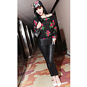 Women's Loose Floral Print Top