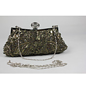 Frauen Weinlese Stilvolle Floral Print Clutch