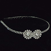 Alliage magnifique avec des bandeaux de strass / fleur Femmes