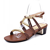 Fabulous Leather Heel Sandaletten mit Schnalle Party / Abendschuhe (weitere Farben)