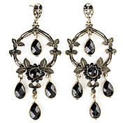 Vintage Wreath Resin Earrings