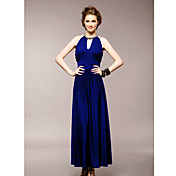 Kvinders Rivet halsudskæring Cut Out Dress