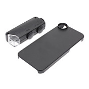 Microscope 60X-100X Zoom Power Camera Lens with Back Case for iPhone 5