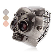 Unisexe rouge de crâne de yeux en alliage de style analogique Quartz Ring (couleurs assorties)