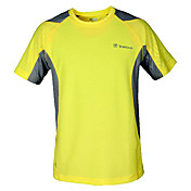 Men's Fashionable Quick-drying Round Collar T-shirts(Yellow)