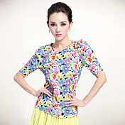 Women's Chiffon Floral Print Blouse