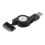 68cm 26 pouces câble de données USB rétractable pour Samsung Galaxy Tab P1000