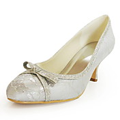 dentelles hauts talons peep-orteils avec des chaussures de mariée mariage bowknot plus de couleurs disponibles