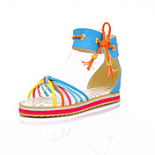 Fabulous Leatherette Platform Heel Sandals With Split Joint Party / Evening Shoes (More Colors)