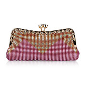 Raso di moda con austria strass sera borse / frizioni colori più disponibile