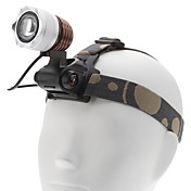 T6 mise au point Zoom réglable 3-Mode du Cree XM-L T6 LEDs (1000LM, 1x18650)