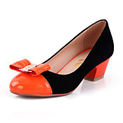Suede Chunky Heel Round Toe With Split Joint Casual / Party / Evening Shoes (More Colors)